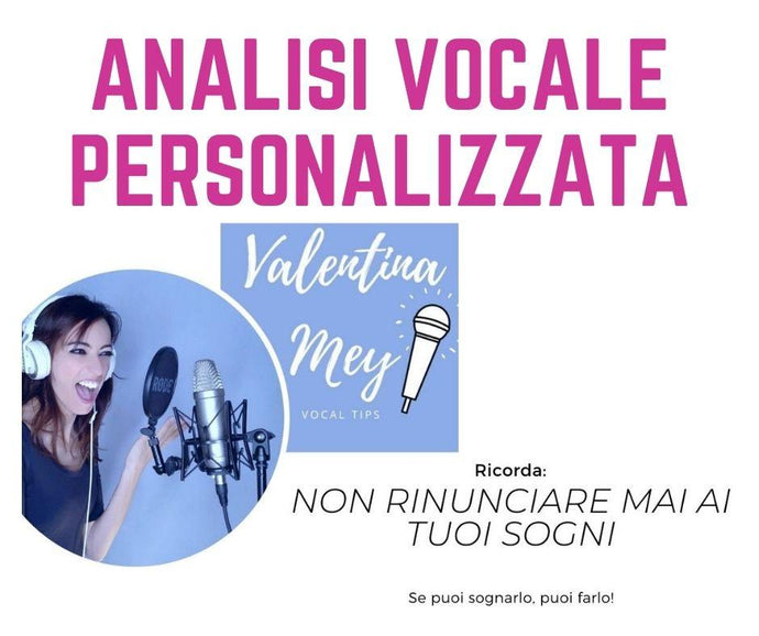 REGALA UN'ANALISI VOCALE PERSONALIZZATA (coupon)