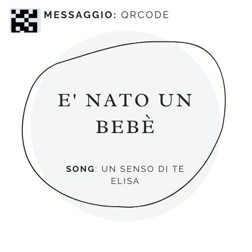 È NATO UN BEBÈ - Un Senso di Te Elisa